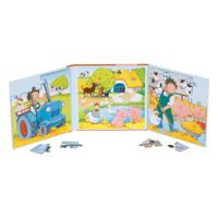 Goki magnetisch legpuzzelboek boerderij, 40st. - thumbnail