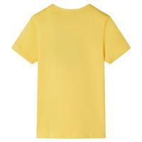 Kindershirt met korte mouwen 92 lichtokerkleurig - thumbnail