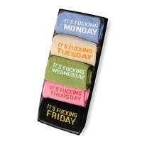 Fucking Week sokken (set van 5) - thumbnail