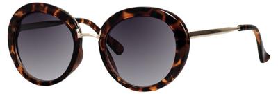 Mlook zonnebril dames bruin met grijze lens (ml6620) Mlook zonnebril dames bruin met grijze lens (ml6620)