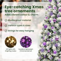 VidaXL Kunstmatige inklapbare kerstboom groen en wit 180 cm - thumbnail