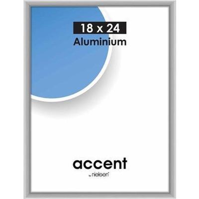 Nielsen Fotolijst 53424 Accent Mat Zilver 18x24 cm