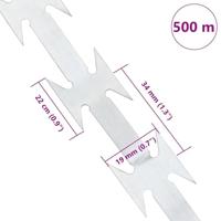 VidaXL Scheermesprikkeldraad concertina 500 m gegalvaniseerd staal - thumbnail