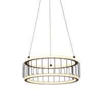 Searchlight Led hanglampCircolo Ø 38cm - 54213-1BK - thumbnail