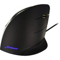 Evoluent Vertical Mouse Corded Right Hand Ergonomische muis USB Optisch Zwart, Zilver 5 Toetsen Ergonomisch - thumbnail