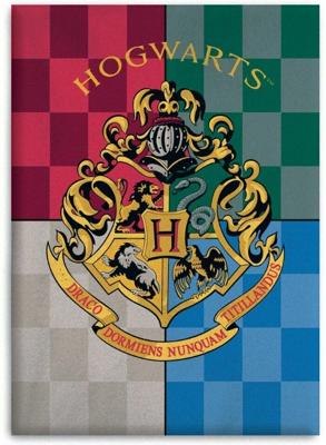 Harry Potter - 4 Houses Fleece Blanket