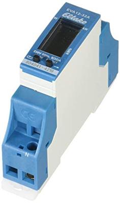 Eltako EVA12-32A kWh-meter 1-fase Digitaal 32 A Conform MID: Nee 1 stuk(s) Eltako EVA12-32A kWh-meter 1-fase Digitaal 32 A Conform MID: Nee 1 stuk(s)