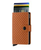 Secrid Mini Wallet Portemonnee Perforated Cognac - thumbnail