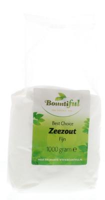 Bountiful Zeezout fijn 1 Kilogram Bountiful Zeezout fijn 1 Kilogram