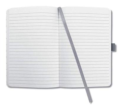 Sigel si-jn126 notitieboek jolie flair a6 hardcover gelinieerd gletsjer grijs 174 blz 80g - thumbnail