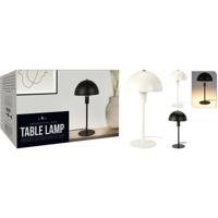 Tafellamp metaal zwart 18x36cm - thumbnail