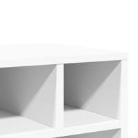 Printerkastje met wielen 41x32x48 cm wit - thumbnail