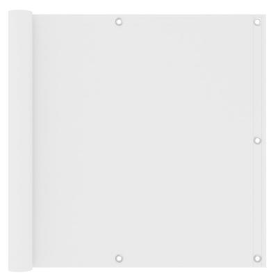 vidaXL Balkonscherm 90x600 cm oxford stof wit vidaXL Balkonscherm 90x600 cm oxford stof wit