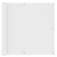 vidaXL Balkonscherm 90x600 cm oxford stof wit - thumbnail