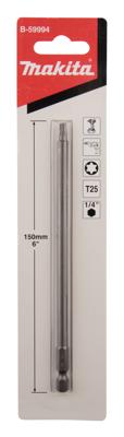 Makita Accessoires Schroefbit T25x150mm - B-59994 - B-59994