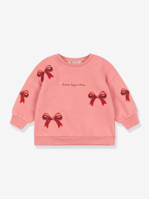 Sweater met ronde hals rozen Sweater met ronde hals rozen