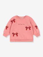 Sweater met ronde hals rozen - thumbnail