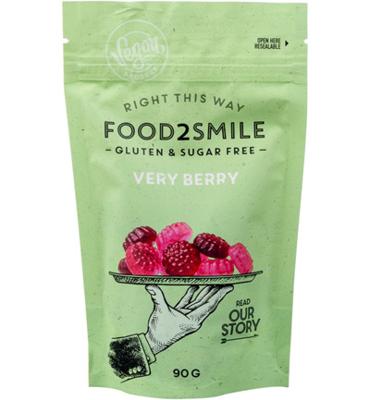 Food2Smile Very Berry Gluten en Suikervrij 90 g bij Jumbo