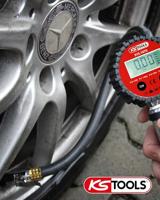 KS Tools 515.1970 Digitale persluchtbandenvulmeter, 0-14bar - thumbnail