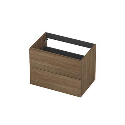 INK - Onderkast 2L Decor Softclose Tbv Greep - 700x450x520 Mm - Zuiver Eiken