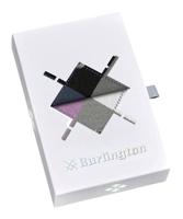 Burlington 2-paar dames sokken - Cadeau verpakking - Biologisch katoenen sokken met ruit print - thumbnail