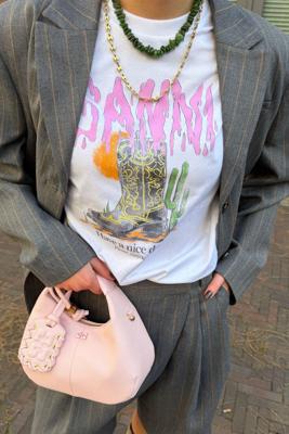 Ganni t-shirt A1050075 bright white Ganni t-shirt A1050075 bright white