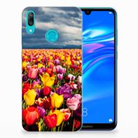 Huawei Y7 2019 TPU Case Tulpen - thumbnail