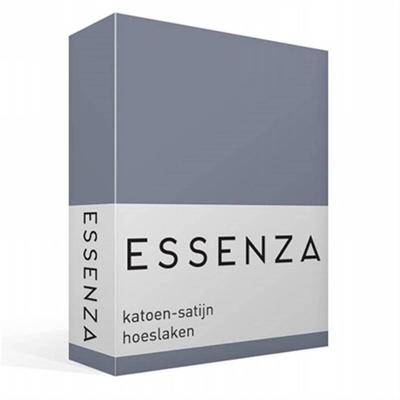 Essenza Satin Hoeslaken Stone blue