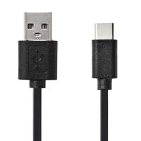 Kabel USB 2.0 | Type-C male - A male | 2,0 m | Zwart - thumbnail
