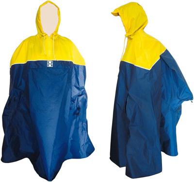 HOCK regencape "backpack" poncho "backpack" xl, marine/yellow