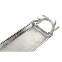 Middenstuk Home ESPRIT Zilverkleurig Aluminium 69 X 13 X 5 cm - thumbnail