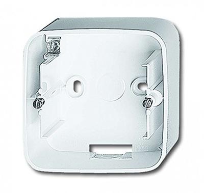 Busch-Jaeger 2CKA001799A0436 Opbouwbehuizing 1-voudig Wit, Verkeerswit 1 stuk(s)