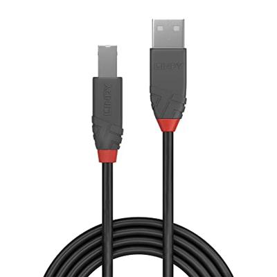 LINDY 36674 USB-kabel USB 2.0 USB-A stekker, USB-B stekker 3.00 m Zwart LINDY 36674 USB-kabel USB 2.0 USB-A stekker, USB-B stekker 3.00 m Zwart