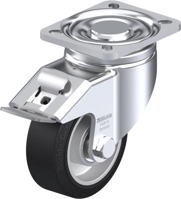 Blickle LH-ALEV 100K-1-FI Zwenkwiel met rem Wieldiameter: 100 mm Draagvermogen (max.): 200 kg 1 stuk(s) Blickle LH-ALEV 100K-1-FI Zwenkwiel met rem Wieldiameter: 100 mm Draagvermogen (max.): 200 kg 1 stuk(s)