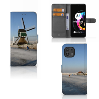 Motorola Edge 20 Lite | Flip Cover | Schaatsers - thumbnail