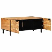 Salontafel Bruin 100 x 54 x 40 cm Massief acaciahout - thumbnail