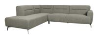 LABEL51 Hoekbank Bolzano - Truffel grijs - Boucle - Links - thumbnail