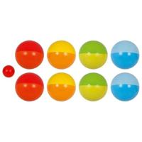 Goki houten jeu de boules spel met katoenen zak, 9dlg. - thumbnail