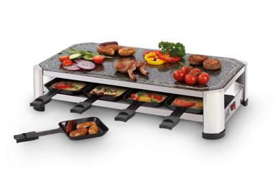 Fritel 142081 Steengrill Raclette RVS/Zwart