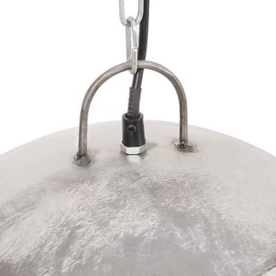 VidaXL Hanglamp industrieel vintage rond 25 w e27 41 cm zilverkleurig
