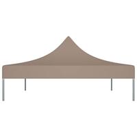 VidaXL Partytentdak 270 g/m² 4x3 m taupe - thumbnail