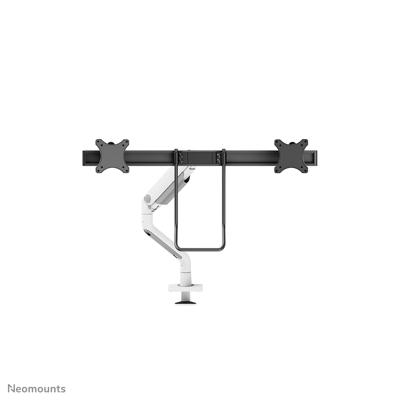 Neomounts ds75s-950wh2 full-motion desk mount, 2x 17" - 27", 8 kg, 100x100 mm, black