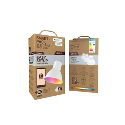 Smart Gloeilamp Muvit iO Pack 3 5,5 W GU10 400 lm Wi-Fi LED 2700 K 6500 K