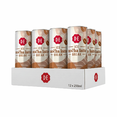 Douwe Egberts ice mocha latte (12x 250ml)