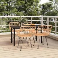5-delige Tuinset poly rattan - thumbnail