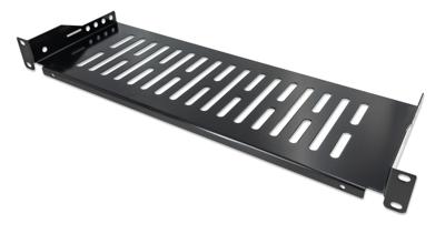 Intellinet 712491 19 inch 1 HE Vast inbouw Geschikt voor kastdiepte: vanaf 450 mm Zwart