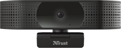 Trust Teza 4K-webcam 3840 x 2160 Pixel Standvoet, Klemhouder