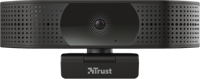 Trust Teza 4K-webcam 3840 x 2160 Pixel Standvoet, Klemhouder - thumbnail