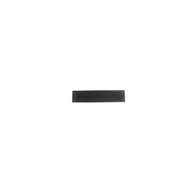 Intersteel Tochtwering rechthoek 340x76mm - mat zwart