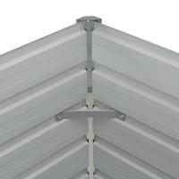 Plantenbak verhoogd 160x80x77 cm gegalvaniseerd staal antraciet - thumbnail